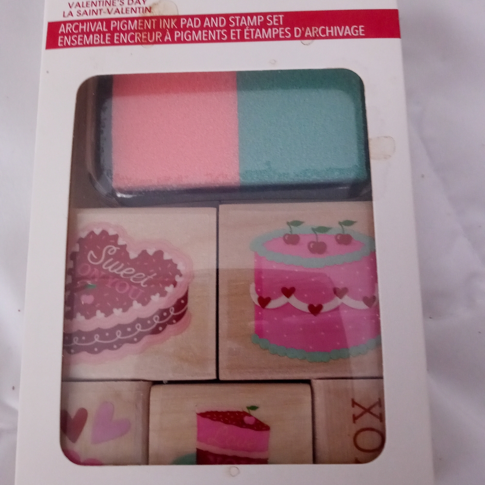 Valentine's Day Stamp and Ink Set
